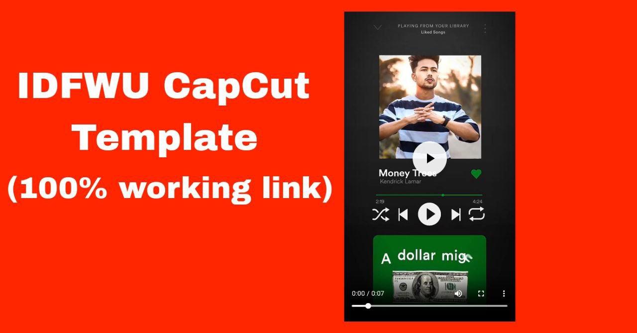 IDFWU CapCut Template link Download 2023